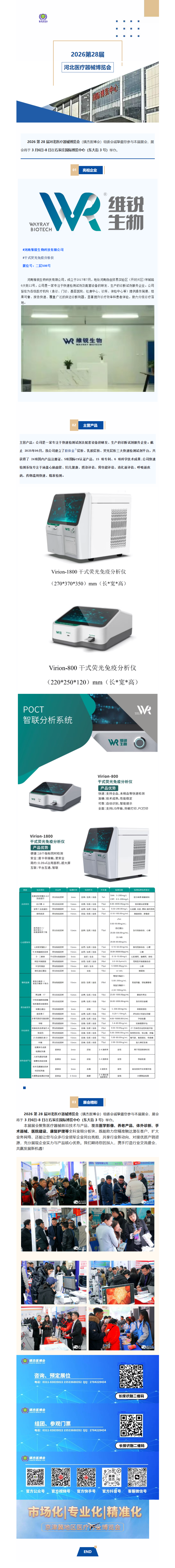 展会速递|河南维锐生物科技有限公司--亮相2026第28届河北医疗器械产业博览会